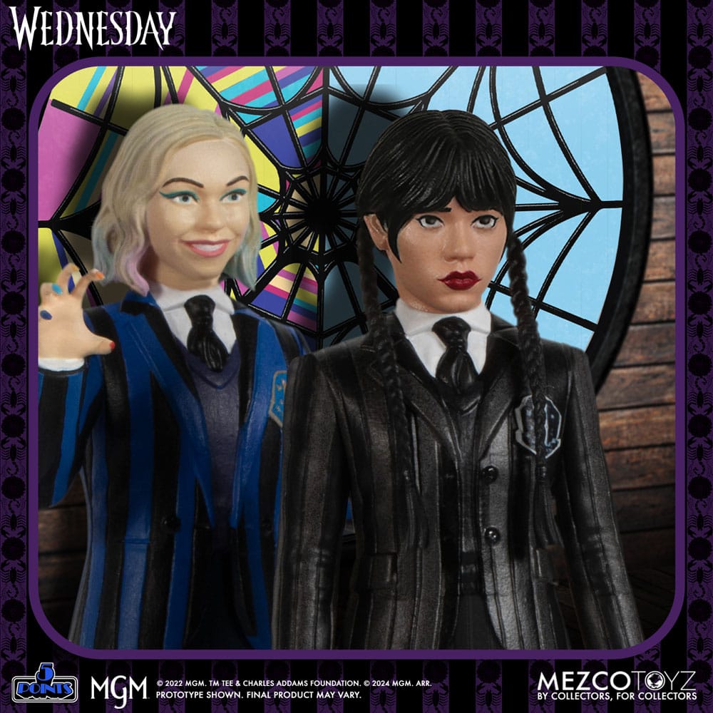 Wednesday 5 Points Figuren Wednesday & Enid Boxed Set 10 cm Image 7