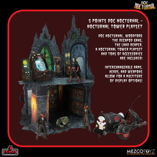Doc Nocturnal 5 Points Actionfiguren Nocturnal Tower Playset 9 cm Image 1