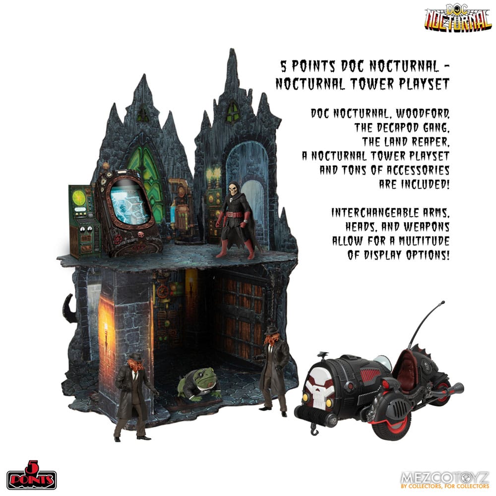 Doc Nocturnal 5 Points Actionfiguren Nocturnal Tower Playset 9 cm Image 2