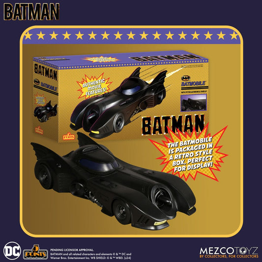 Batman (1989) 5 Points Fahrzeug Batmobile Image 2