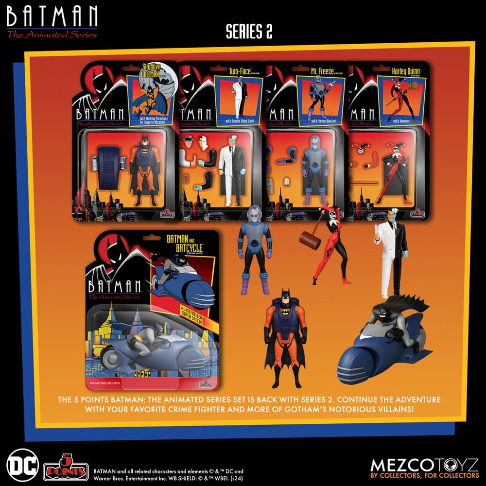 Batman: The Animated Series 2 5 Points Actionfiguren Deluxe Box Set 9 cm Image 1