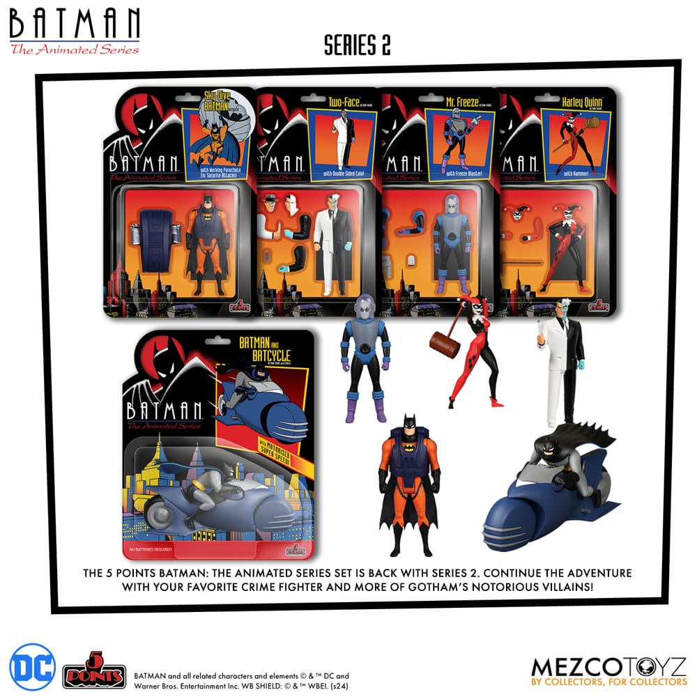 Batman: The Animated Series 2 5 Points Actionfiguren Deluxe Box Set 9 cm Image 2