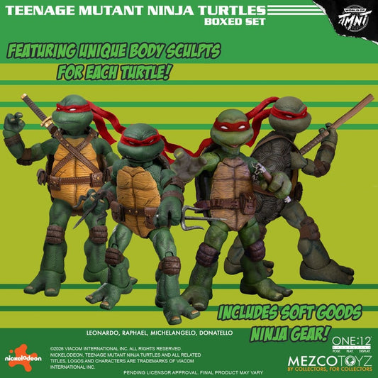 Teenage Mutant Ninja Turtles One:12 Collective Actionfiguren 1/12 Boxed Set 17 cm Image 2