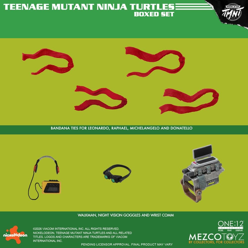 Teenage Mutant Ninja Turtles One:12 Collective Actionfiguren 1/12 Boxed Set 17 cm Image 4