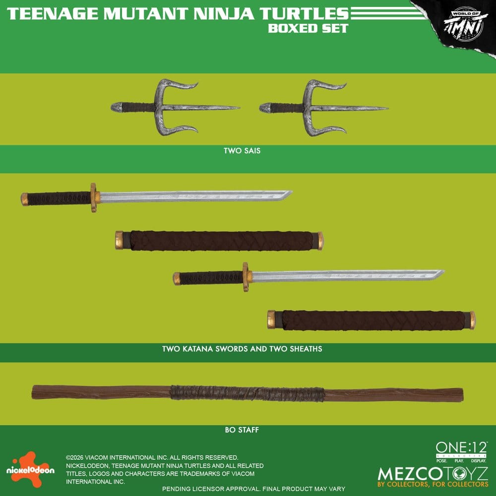 Teenage Mutant Ninja Turtles One:12 Collective Actionfiguren 1/12 Boxed Set 17 cm Image 8
