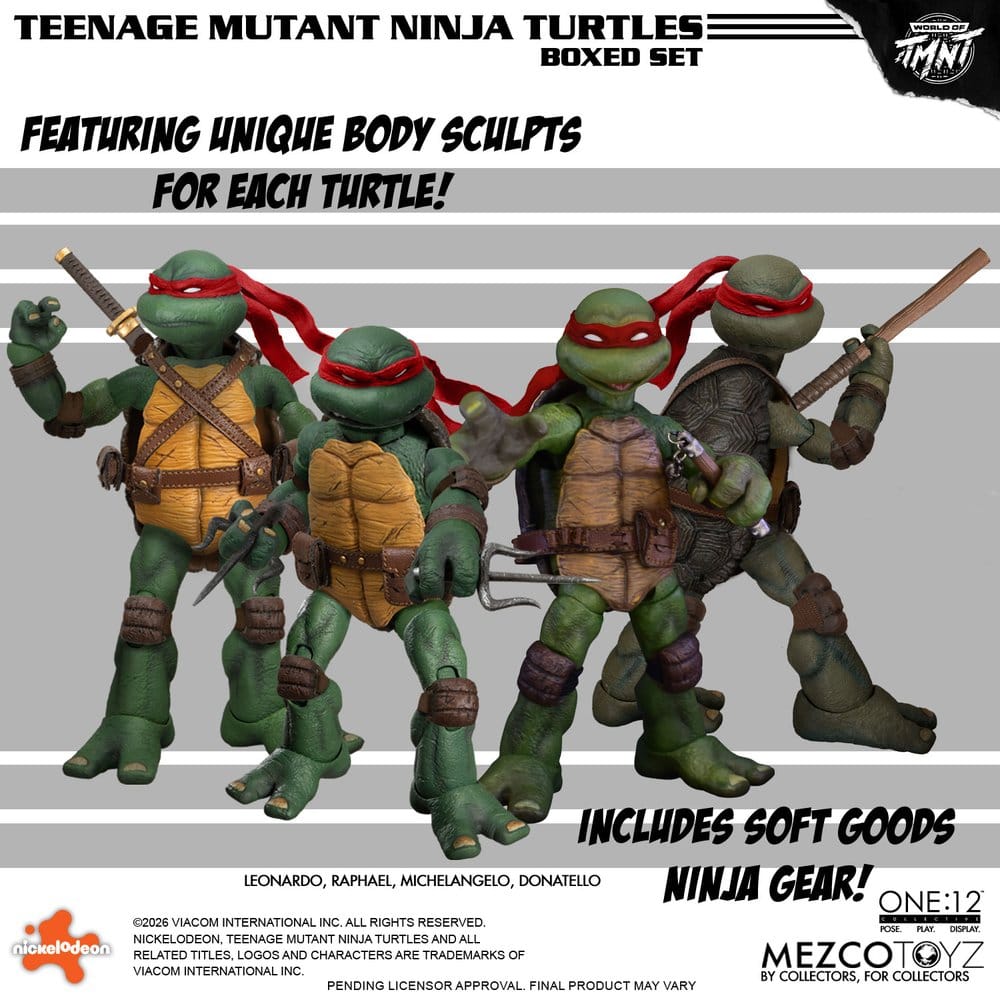 Teenage Mutant Ninja Turtles One:12 Collective Actionfiguren 1/12 Boxed Set 17 cm Image 17