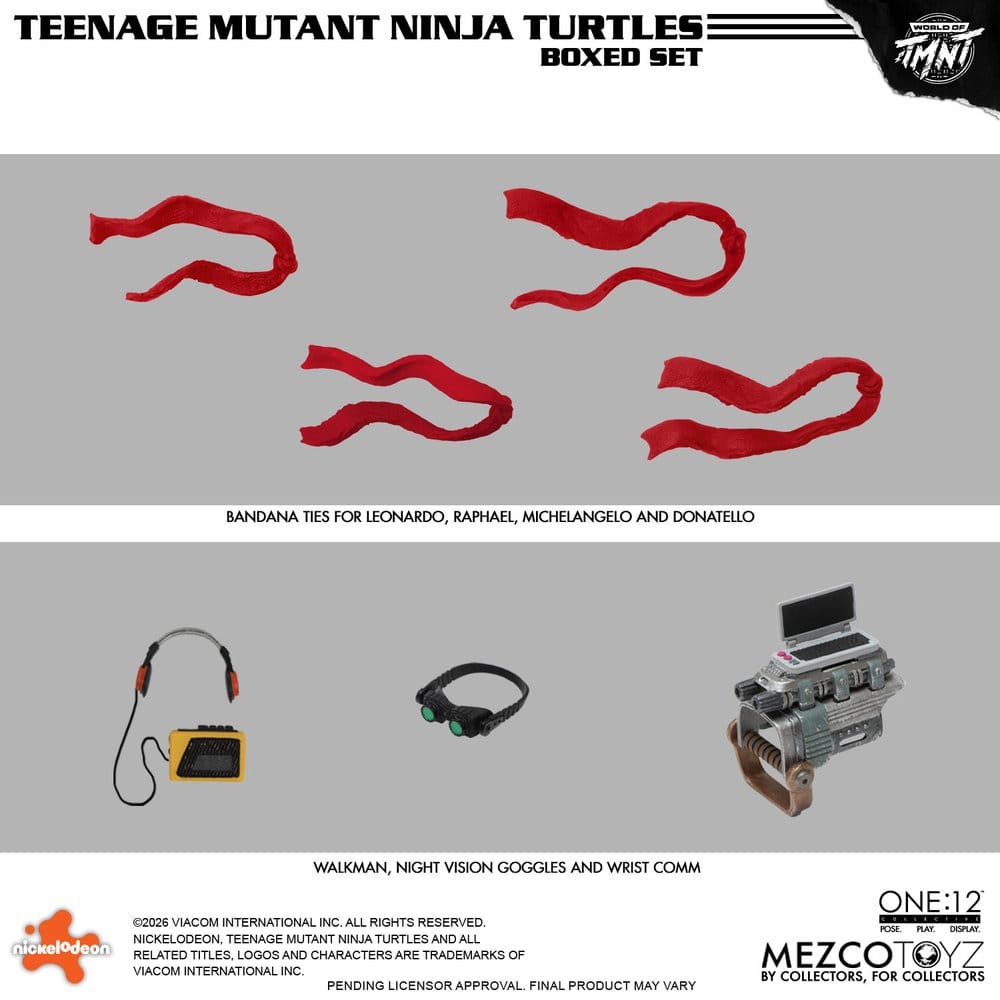 Teenage Mutant Ninja Turtles One:12 Collective Actionfiguren 1/12 Boxed Set 17 cm Image 19