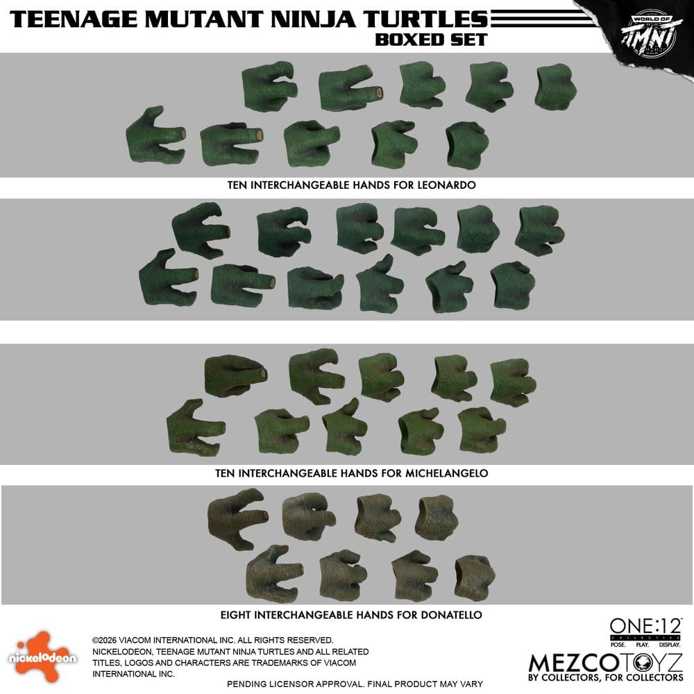 Teenage Mutant Ninja Turtles One:12 Collective Actionfiguren 1/12 Boxed Set 17 cm Image 21