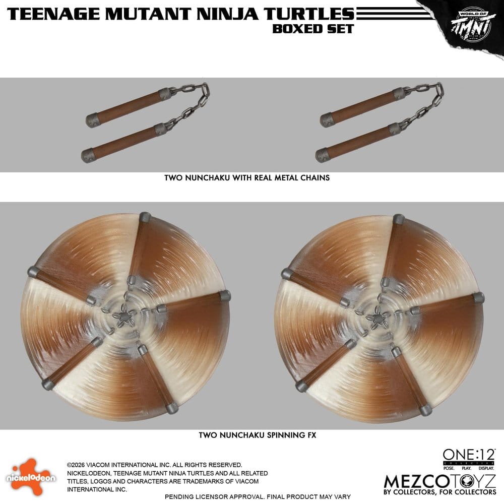 Teenage Mutant Ninja Turtles One:12 Collective Actionfiguren 1/12 Boxed Set 17 cm Image 22