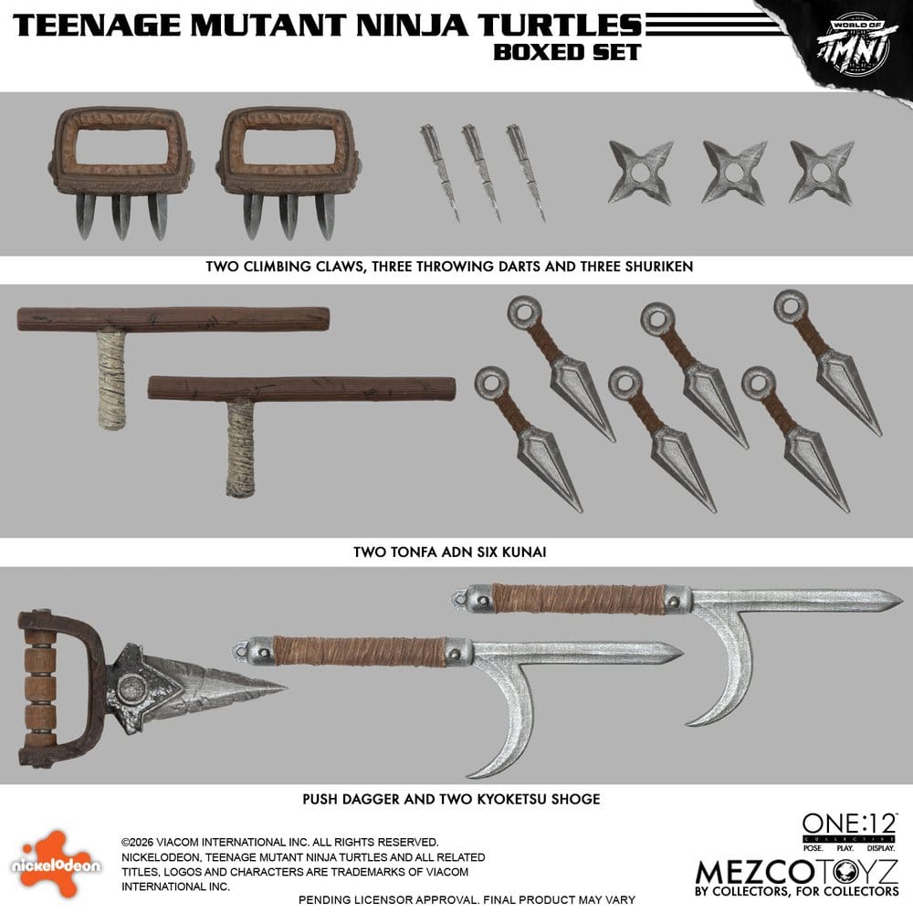 Teenage Mutant Ninja Turtles One:12 Collective Actionfiguren 1/12 Boxed Set 17 cm Image 24