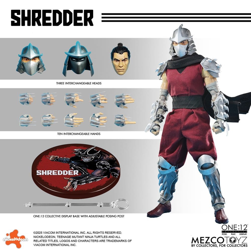 Teenage Mutant Ninja Turtles Actionfigur 1/12 Shredder 17 cm Image 11