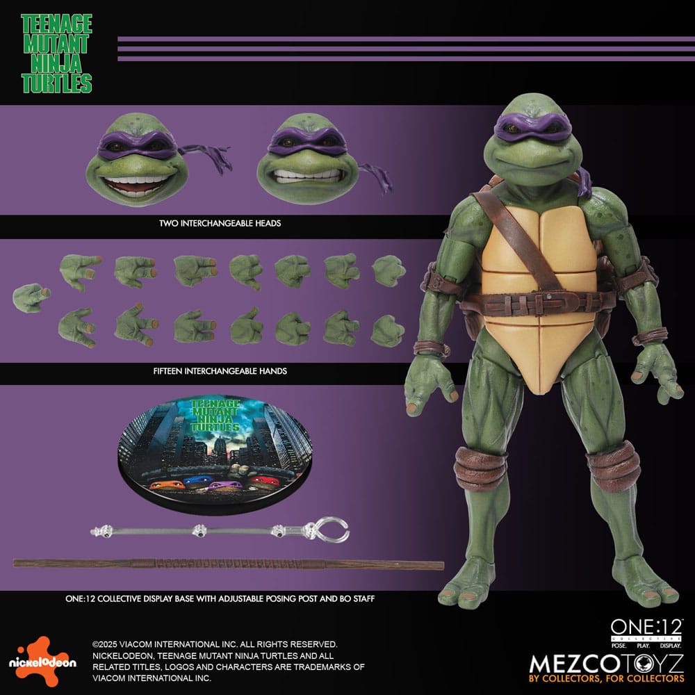 Teenage Mutant Ninja Turtles Actionfiguren Box-Set 1/12 Teenage Mutant Ninja Turtles (1990 Movie) 15 cm Image 17