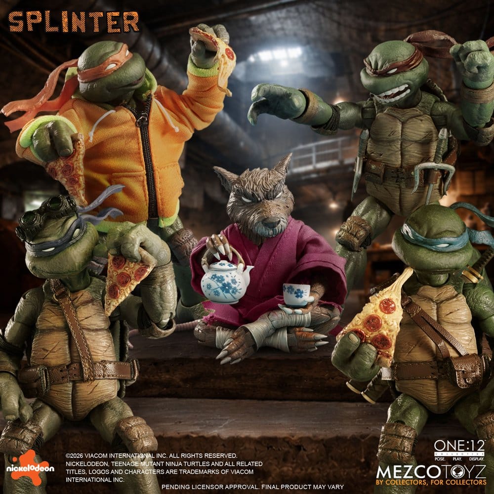Teenage Mutant Ninja Turtles One:12 Collective Actionfigur 1/12 Splinter 17 cm Image 2