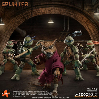 Teenage Mutant Ninja Turtles One:12 Collective Actionfigur 1/12 Splinter 17 cm Image 3