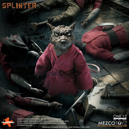 Teenage Mutant Ninja Turtles One:12 Collective Actionfigur 1/12 Splinter 17 cm Image 8