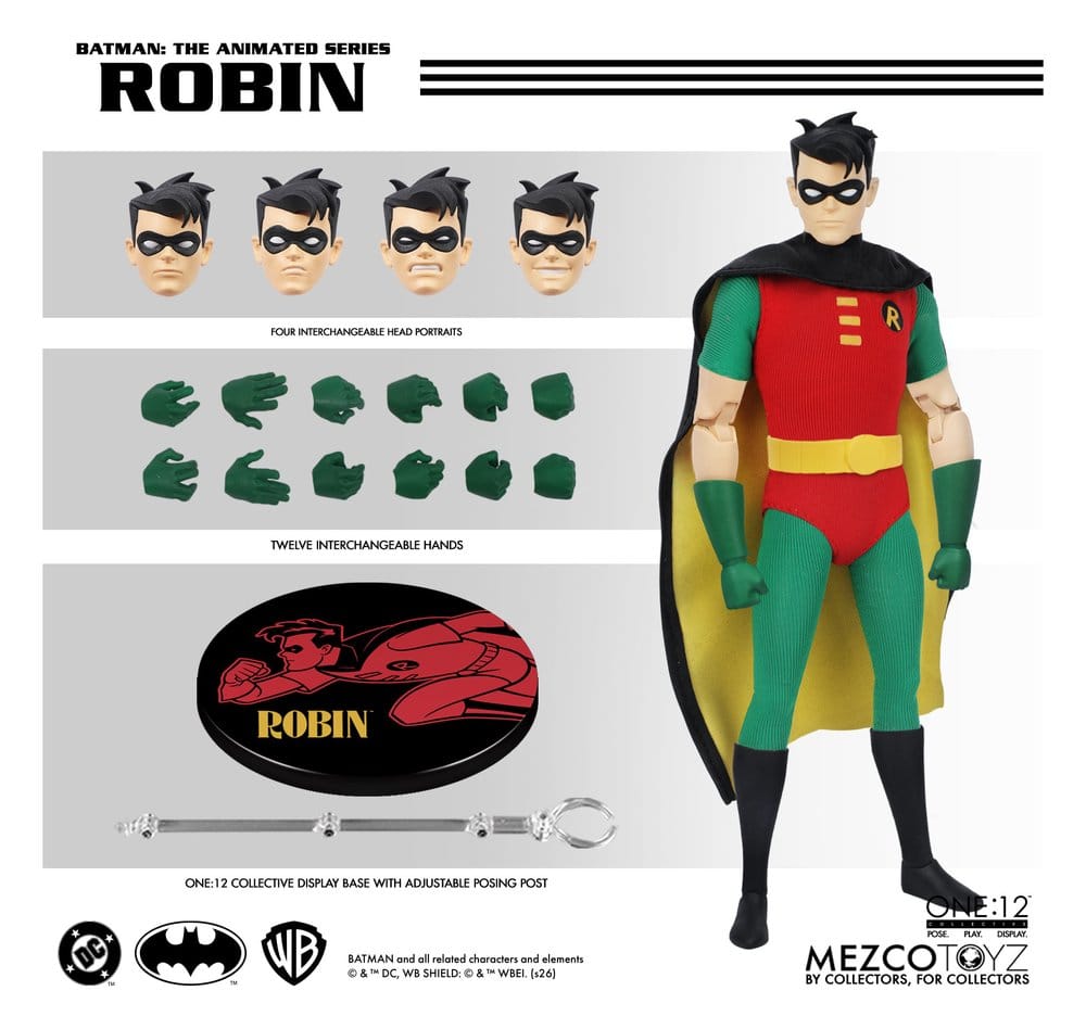 Batman: Die Zeichentrickserie One:12 Collective Actionfigur 1/12 Robin 17 cm Image 14