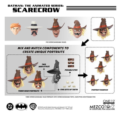 Batman: Die Zeichentrickserie One:12 Collective Actionfigur Scarecrow 17 cm Image 5