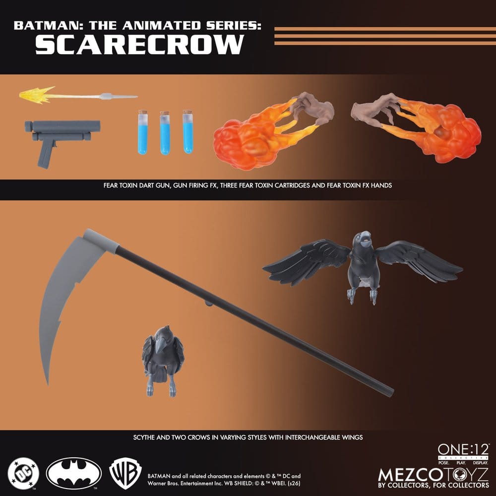 Batman: Die Zeichentrickserie One:12 Collective Actionfigur Scarecrow 17 cm Image 6