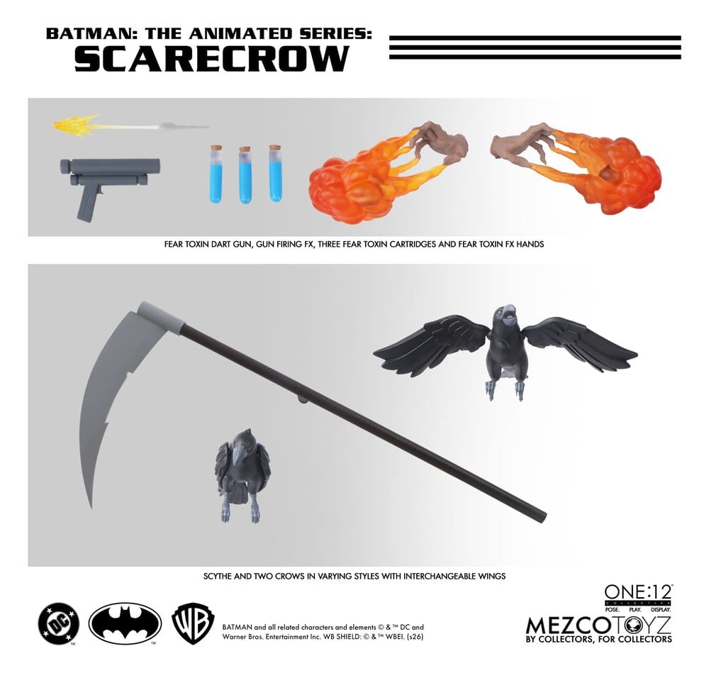 Batman: Die Zeichentrickserie One:12 Collective Actionfigur Scarecrow 17 cm Image 7
