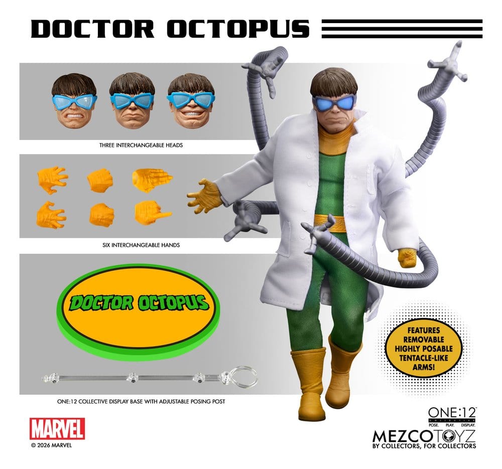 Marvel Comics One:12 Collective Actionfigur 1/12 Doctor Octopus 16 cm Image 2