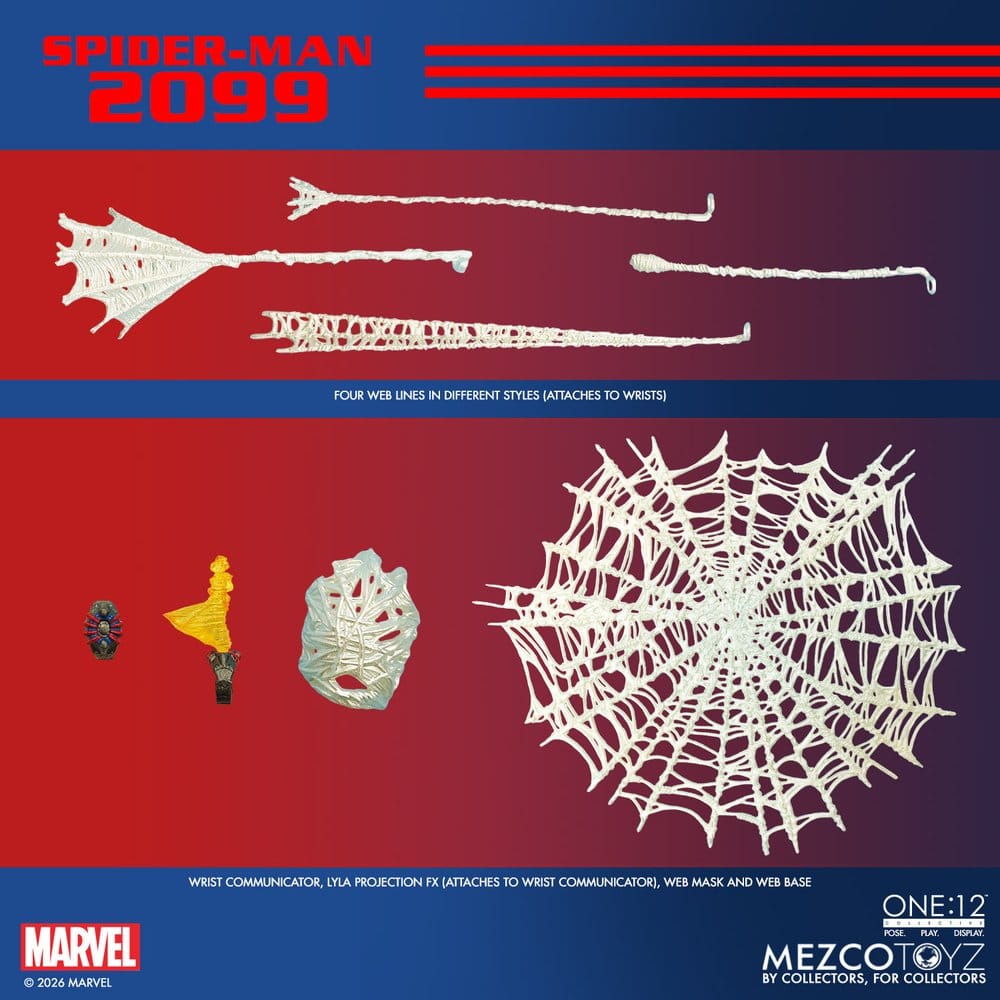 Marvel Comics One:12 Collective Actionfigur 1/12 Spider-Man 2099 17 cm Image 14