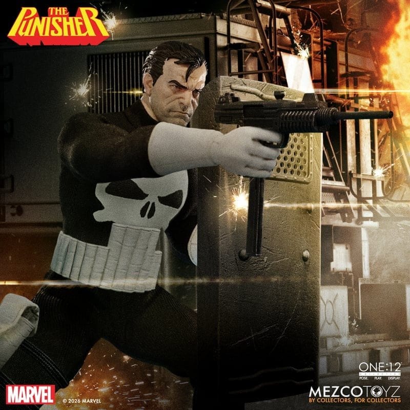 Marvel Comics One:12 Collective Actionfigur 1/12 Punisher 17 cm Image 15