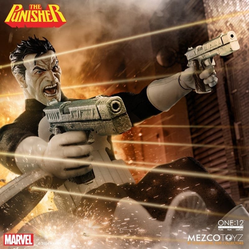 Marvel Comics One:12 Collective Actionfigur 1/12 Punisher 17 cm Image 16