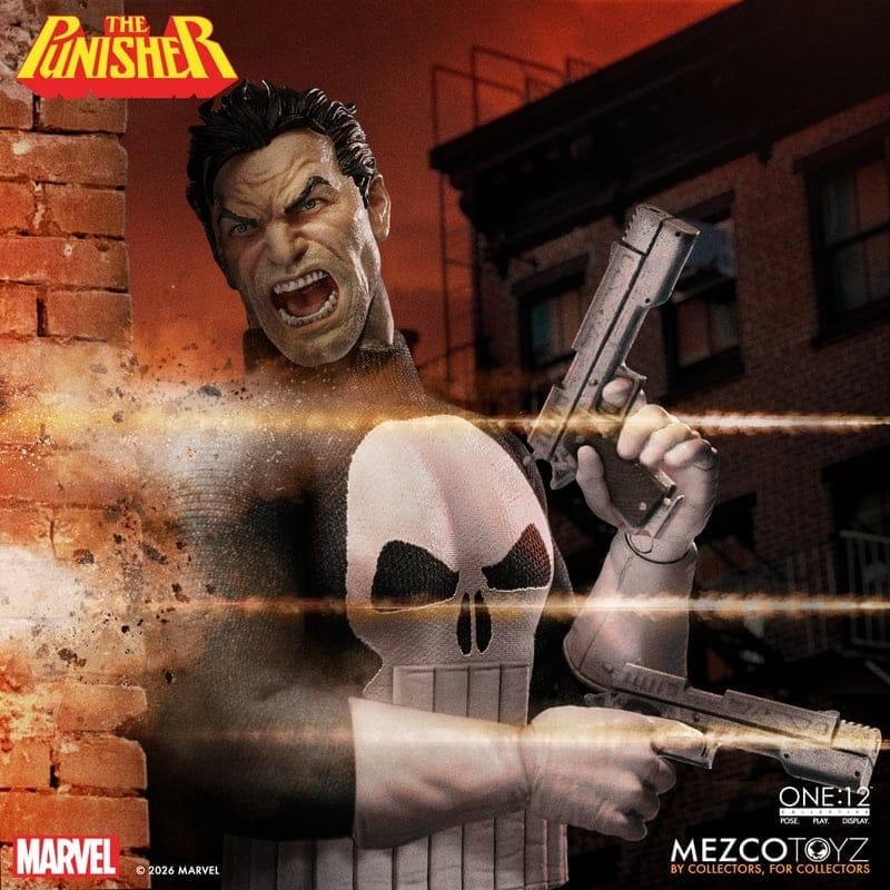Marvel Comics One:12 Collective Actionfigur 1/12 Punisher 17 cm Image 17