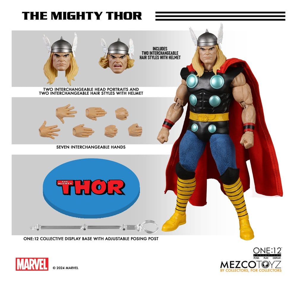 Marvel One:12 Collective Actionfigur 1/12 The Mighty Thor 17 cm Image 10