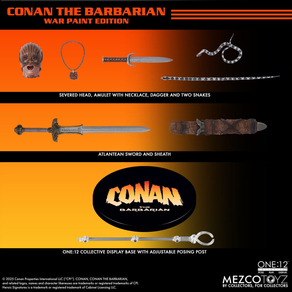 Conan der Barbar Actionfigur 1/12 Conan (1982) 16 cm Image 9