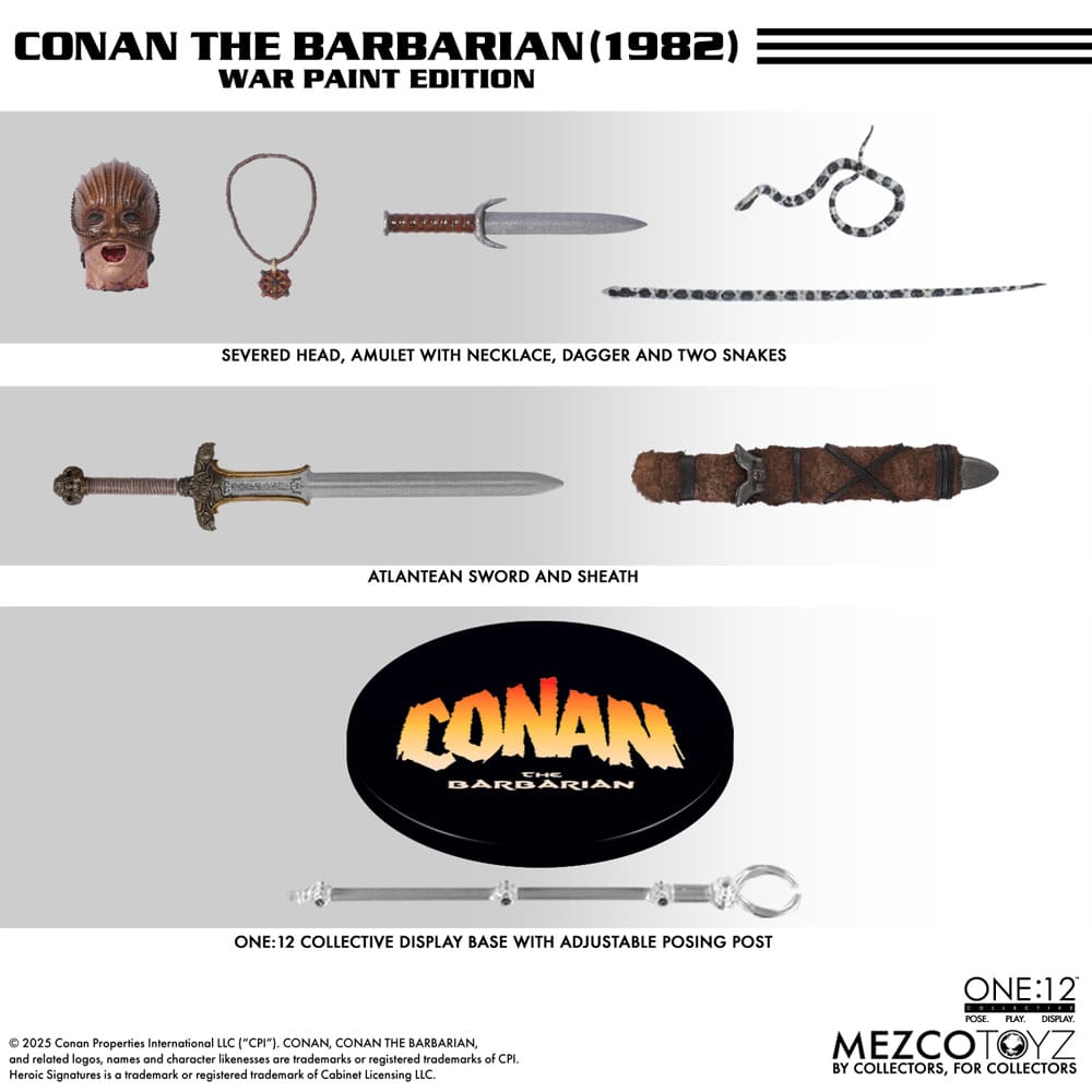 Conan der Barbar Actionfigur 1/12 Conan (1982) 16 cm Image 10
