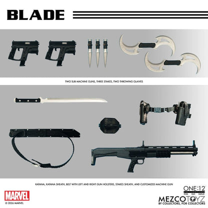 Marvel Comics One:12 Collective Actionfigur 1/12 Blade 17 cm Image 9