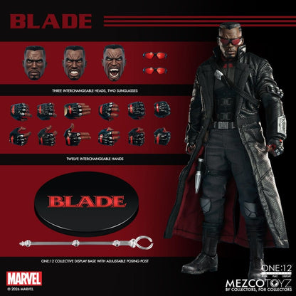 Marvel Comics One:12 Collective Actionfigur 1/12 Blade 17 cm Image 13