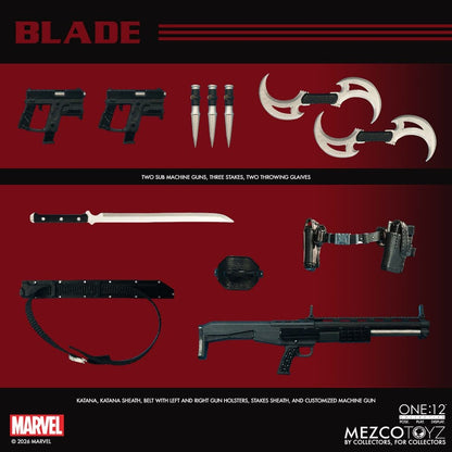 Marvel Comics One:12 Collective Actionfigur 1/12 Blade 17 cm Image 14