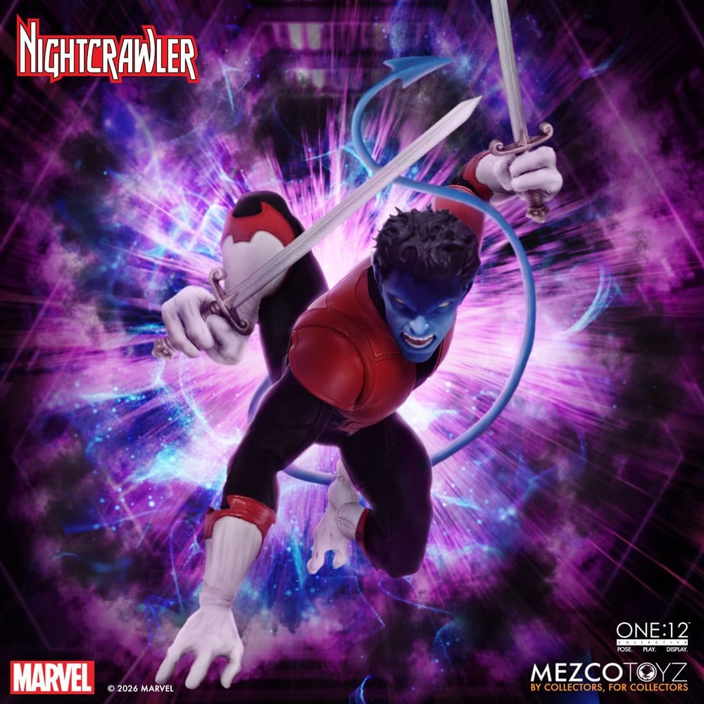 Marvel X-Men One:12 Collective Actionfigur 1/12 Nightcrawler 16 cm Image 3