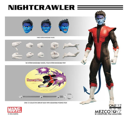 Marvel X-Men One:12 Collective Actionfigur 1/12 Nightcrawler 16 cm Image 12