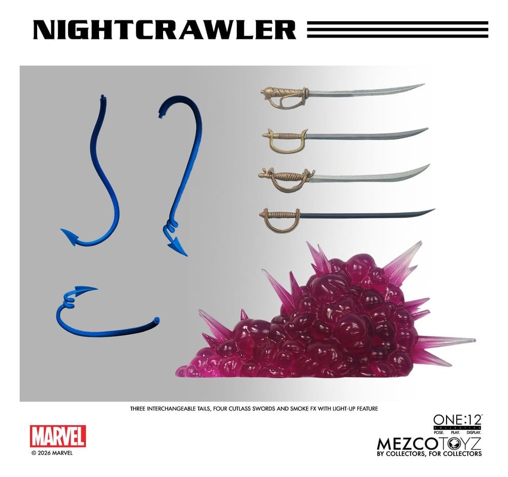 Marvel X-Men One:12 Collective Actionfigur 1/12 Nightcrawler 16 cm Image 13