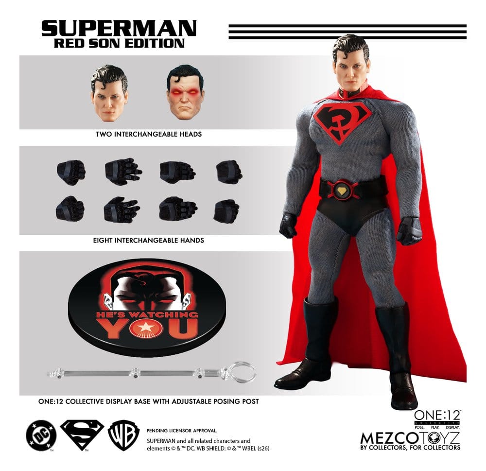 DC Comics One:12 Collective Actionfigur 1/12 Superman: Red Son 17 cm Image 3