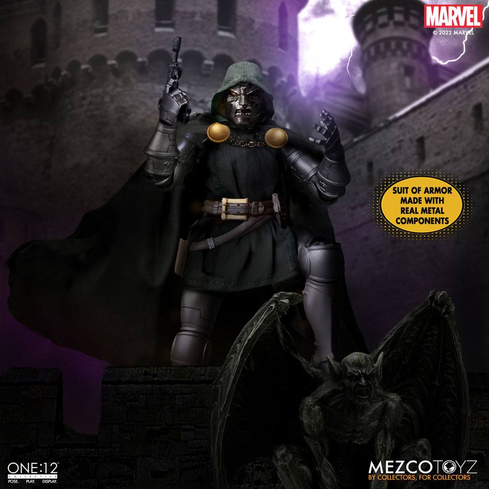 Marvel Actionfigur 1/12 Doctor Doom 17 cm Image 3