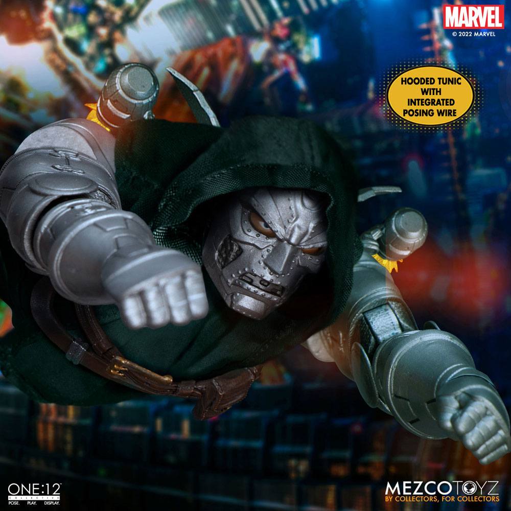 Marvel Actionfigur 1/12 Doctor Doom 17 cm Image 12