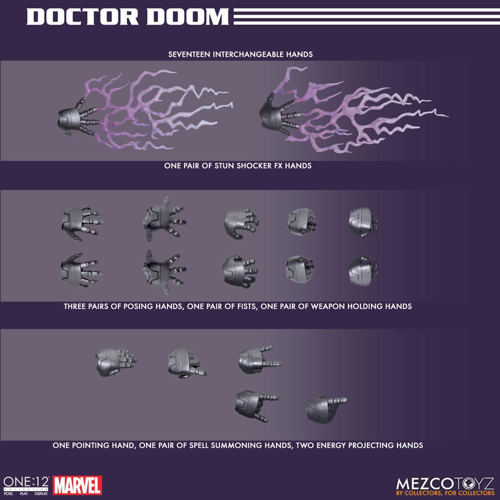 Marvel Actionfigur 1/12 Doctor Doom 17 cm Image 21