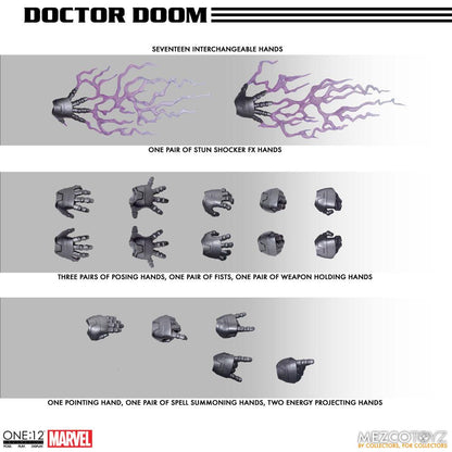 Marvel Actionfigur 1/12 Doctor Doom 17 cm Image 22