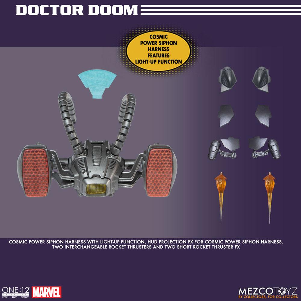 Marvel Actionfigur 1/12 Doctor Doom 17 cm Image 25