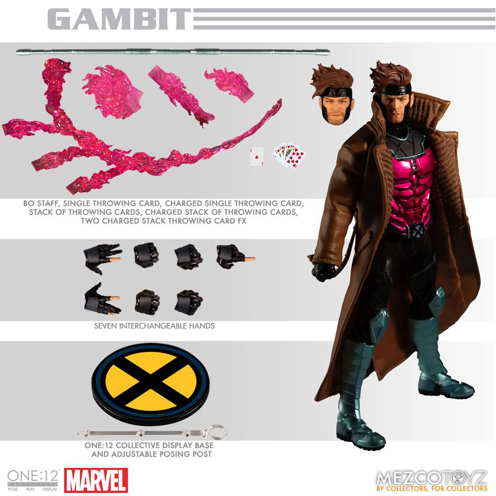 Marvel Actionfigur 1/12 Gambit 17 cm Image 4