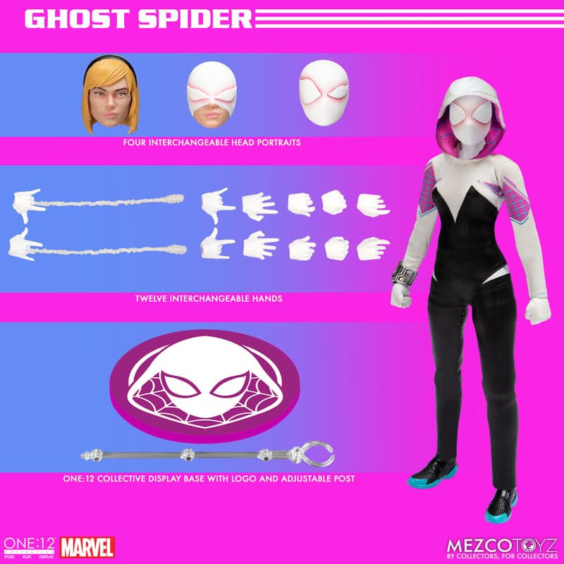 Marvel Actionfigur 1/12 Ghost-Spider from Earth-65 16 cm Image 14