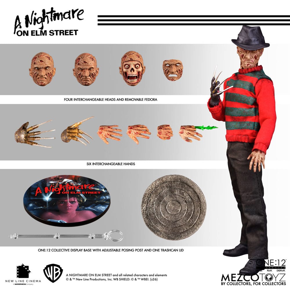 Nightmare On Elm Street Actionfigur 1/12 Freddy Krueger 17 cm Image 14