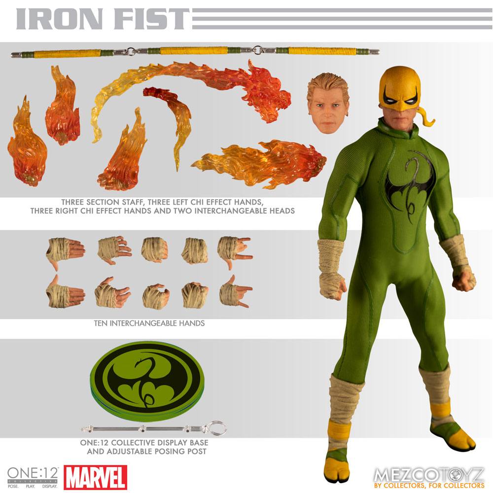Marvel Comics One:12 Collective Actionfigur 1/12 Iron Fist 17 cm Image 2