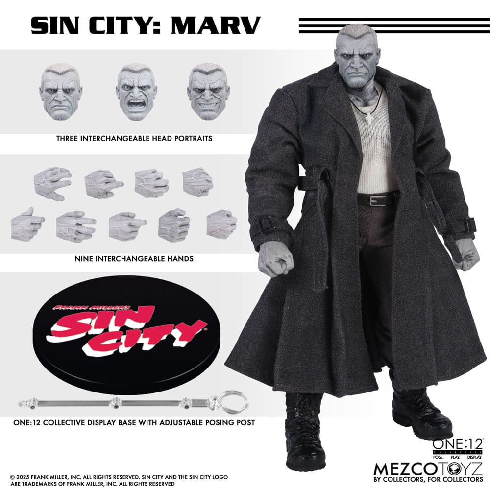 Sin City Actionfigur 1/12 Marv 17 cm Image 11