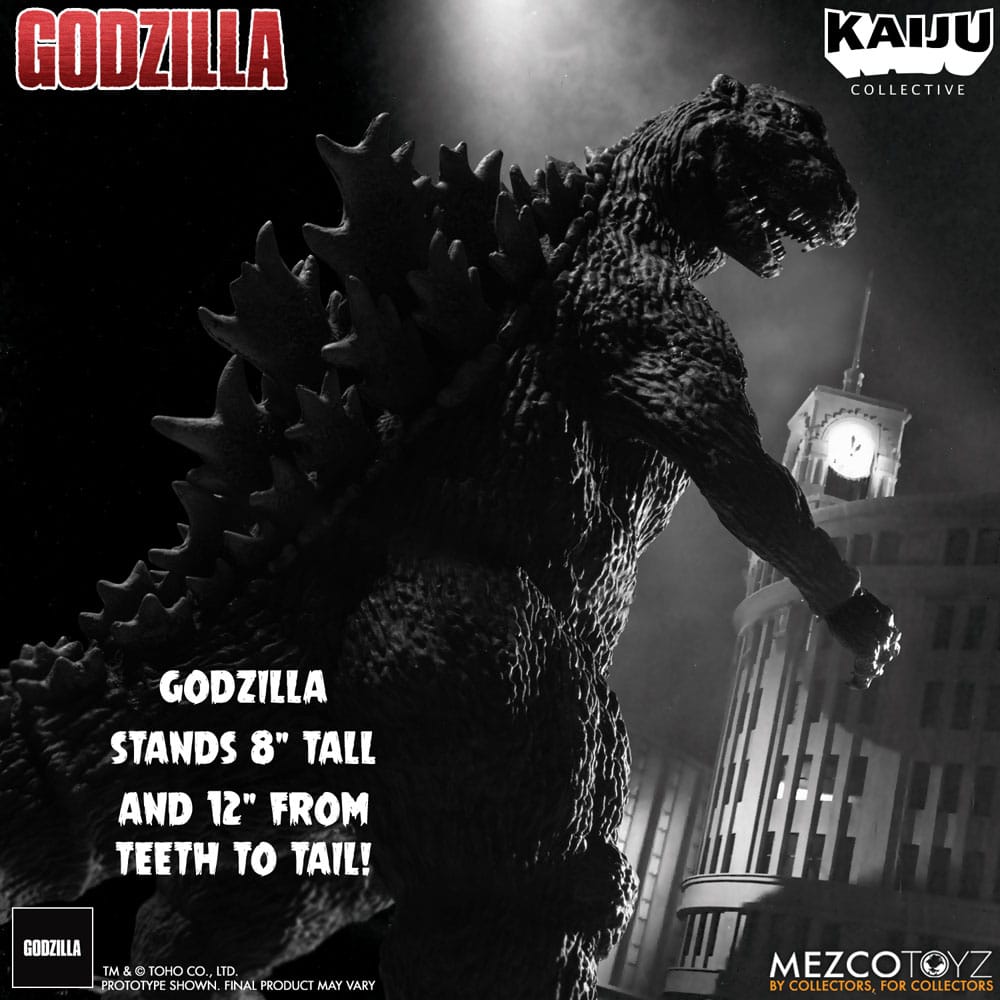 Godzilla (1954) Kaiju Collective Actionfigur Godzilla - Black & White Edition 20 cm Image 6
