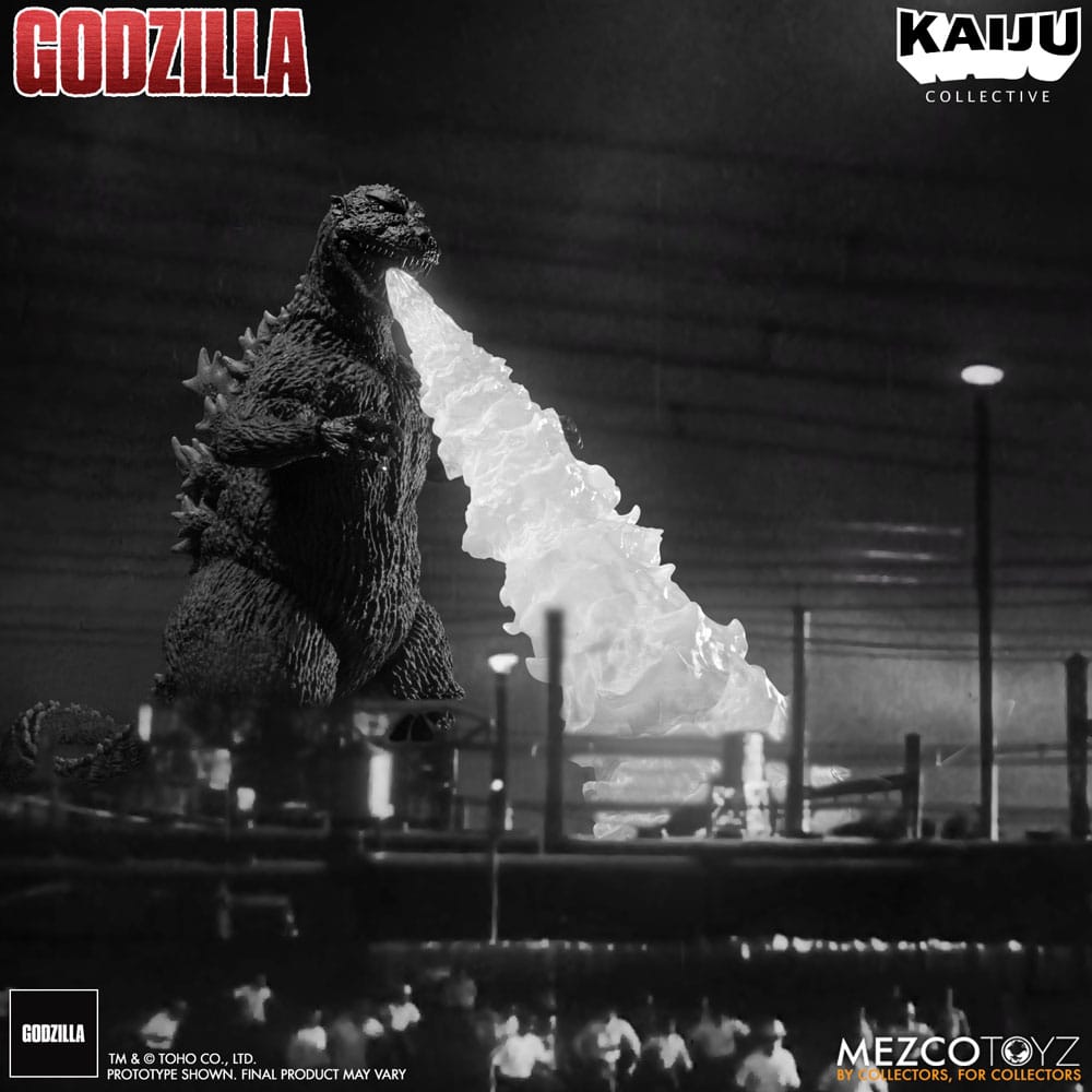 Godzilla (1954) Kaiju Collective Actionfigur Godzilla - Black & White Edition 20 cm Image 7